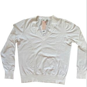 BRAND NEW BANANA REPUBLIC WOMENS LONG SLEEVE - VEE NECK - SIZE LARGE (PETITE)